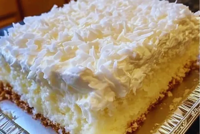 Easy coconut cream cake