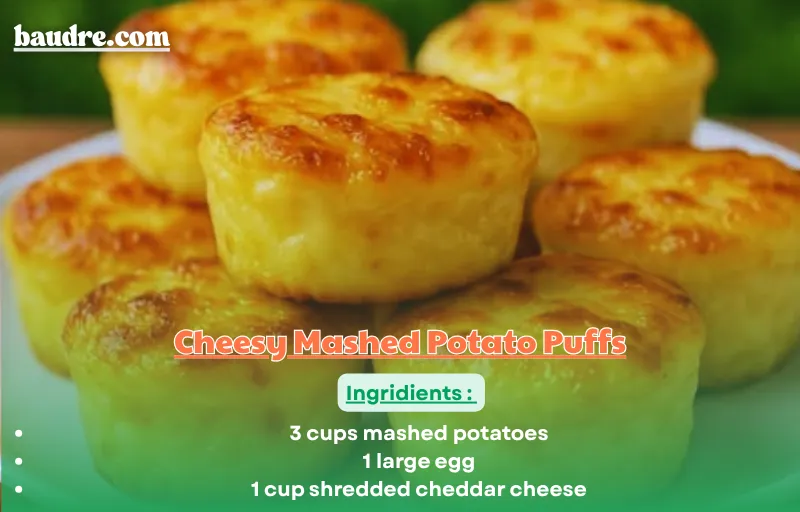 Cheesy Mashed Potato Muffins with Eggs