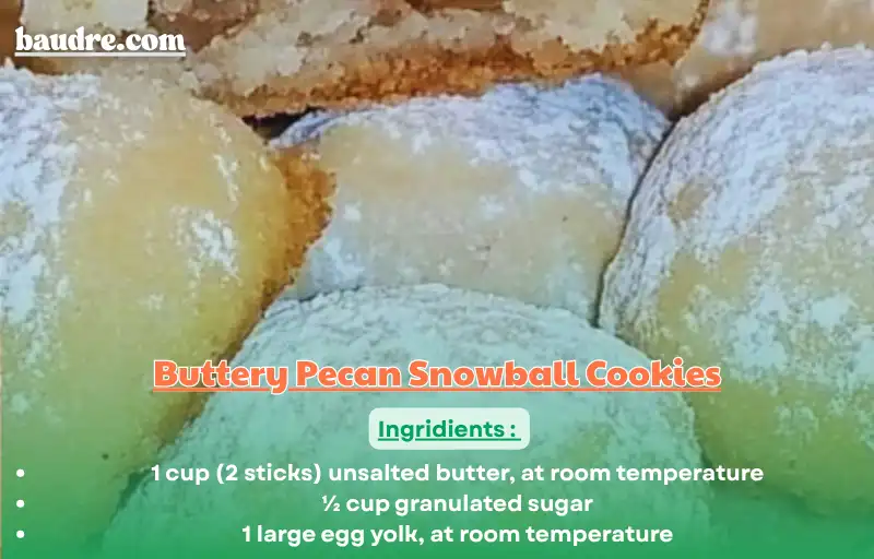 Buttery Pecan Snowball Cookies: A Wintertime Classic