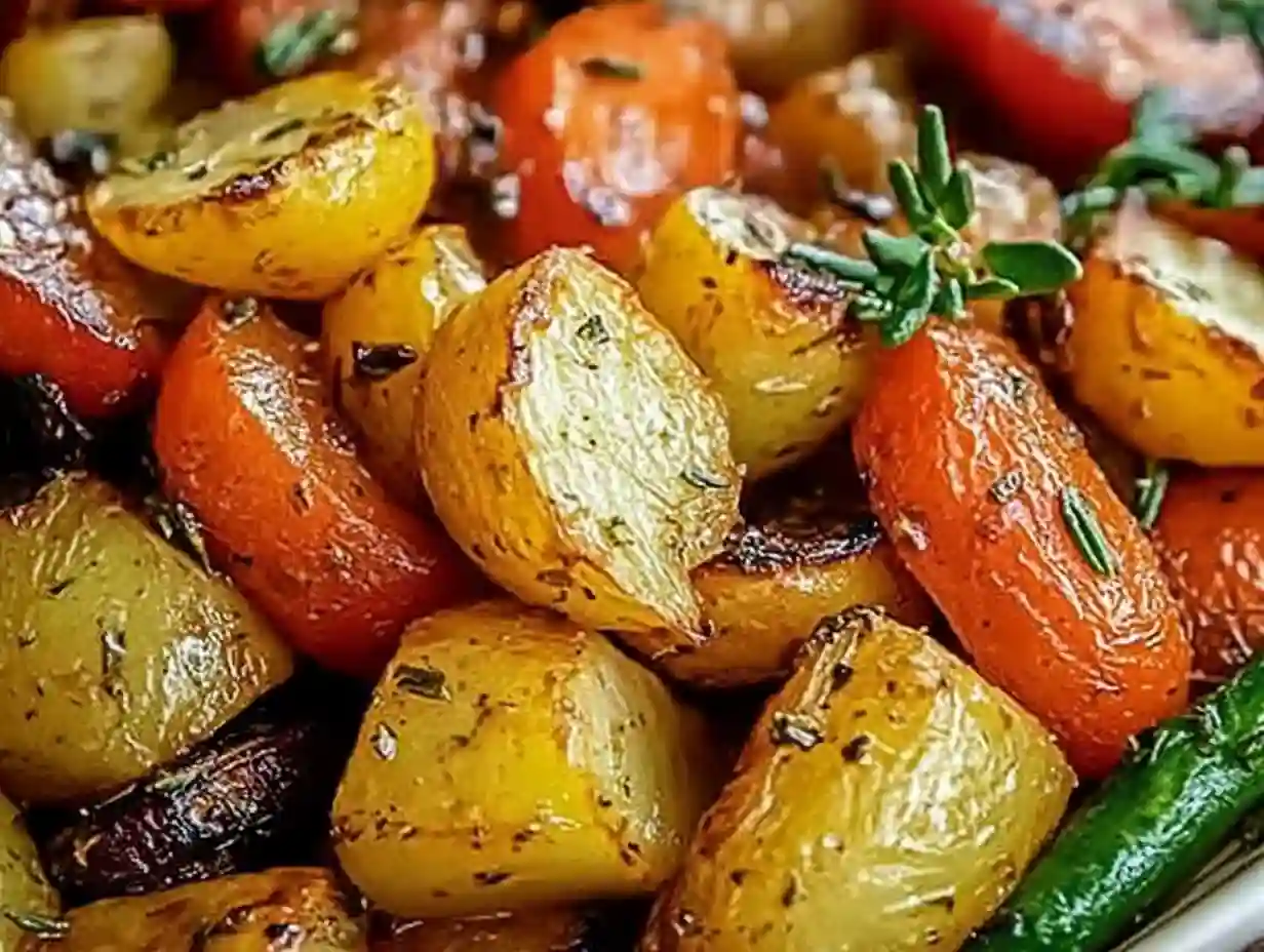 Garlic Herb Roasted Veggies – A Simple, Flavorful Side Dish for Any Meal