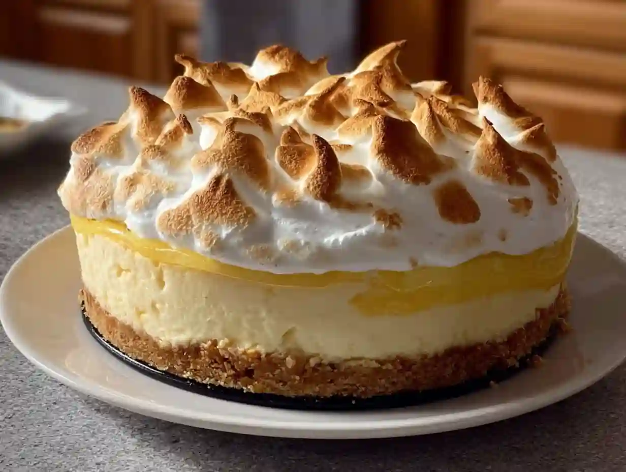 Lemon Meringue Cheesecake – Creamy, Tangy, and Absolutely Decadent