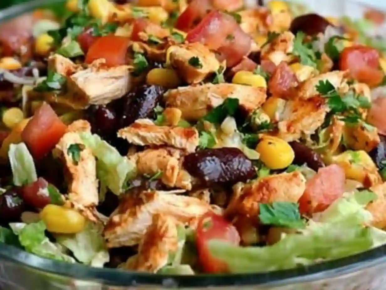 Tex-Mex Chopped Chicken Salad – Fresh, Colorful, and Packed with Flavor