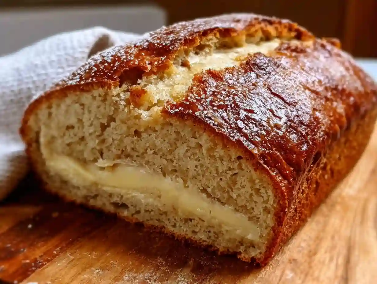 Banana Cream Cheese Bread Recipe