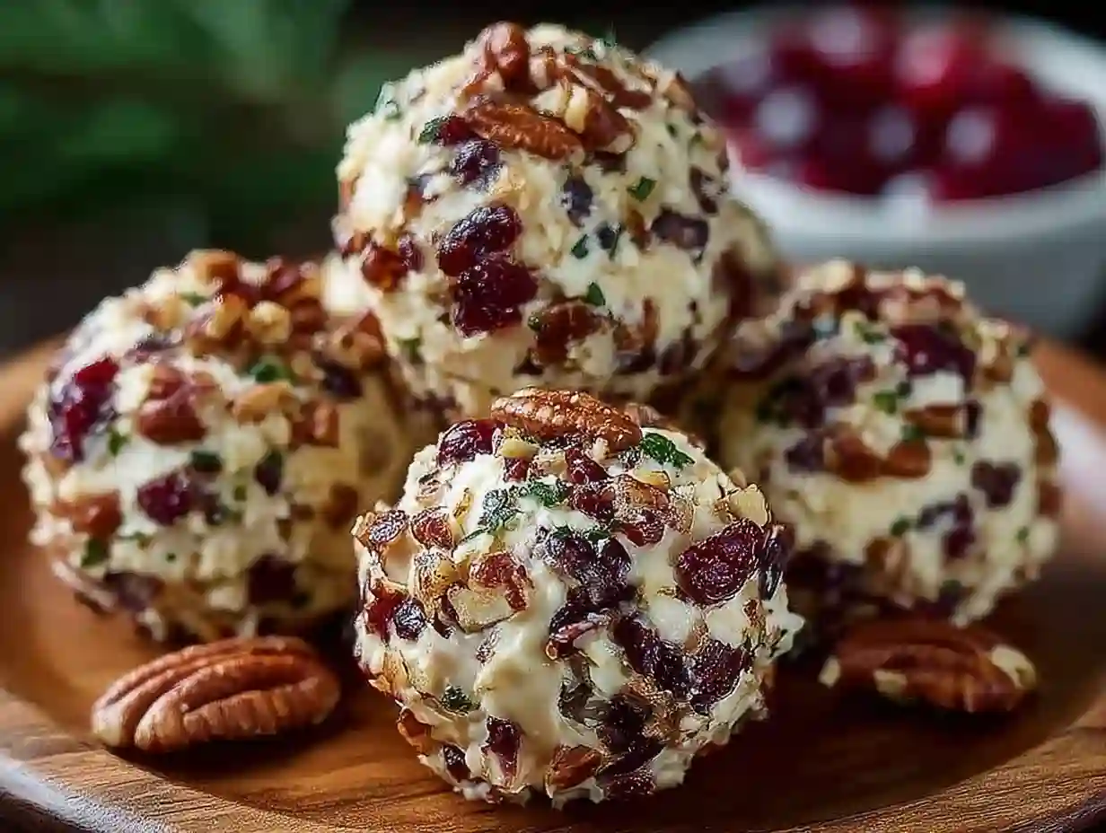 Cranberry Pecan Cheese Balls Recipe