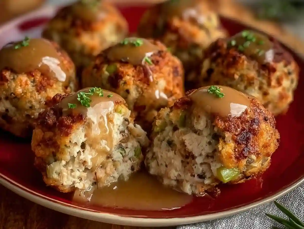 Leftover Turkey & Stuffing Balls – The Perfect Way to Reuse Holiday Leftovers