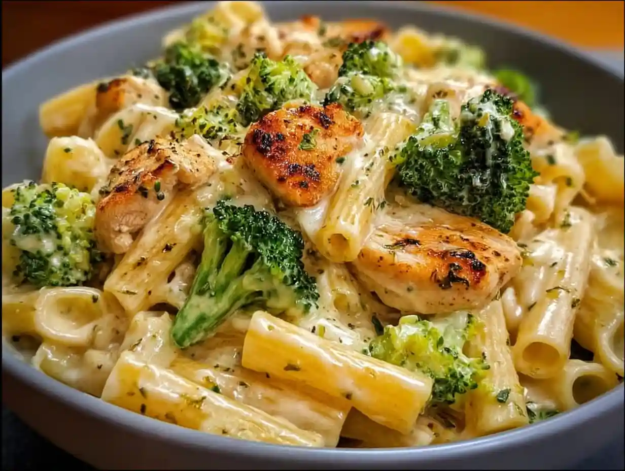 Creamy Chicken and Broccoli Pasta – Rich, Comforting & Weeknight-Perfect