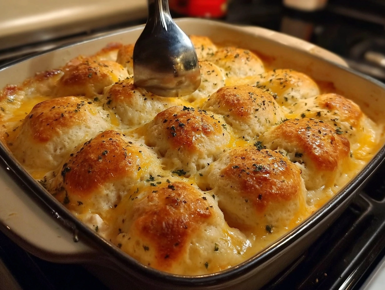 Chicken Bubble Biscuit Bake Casserole