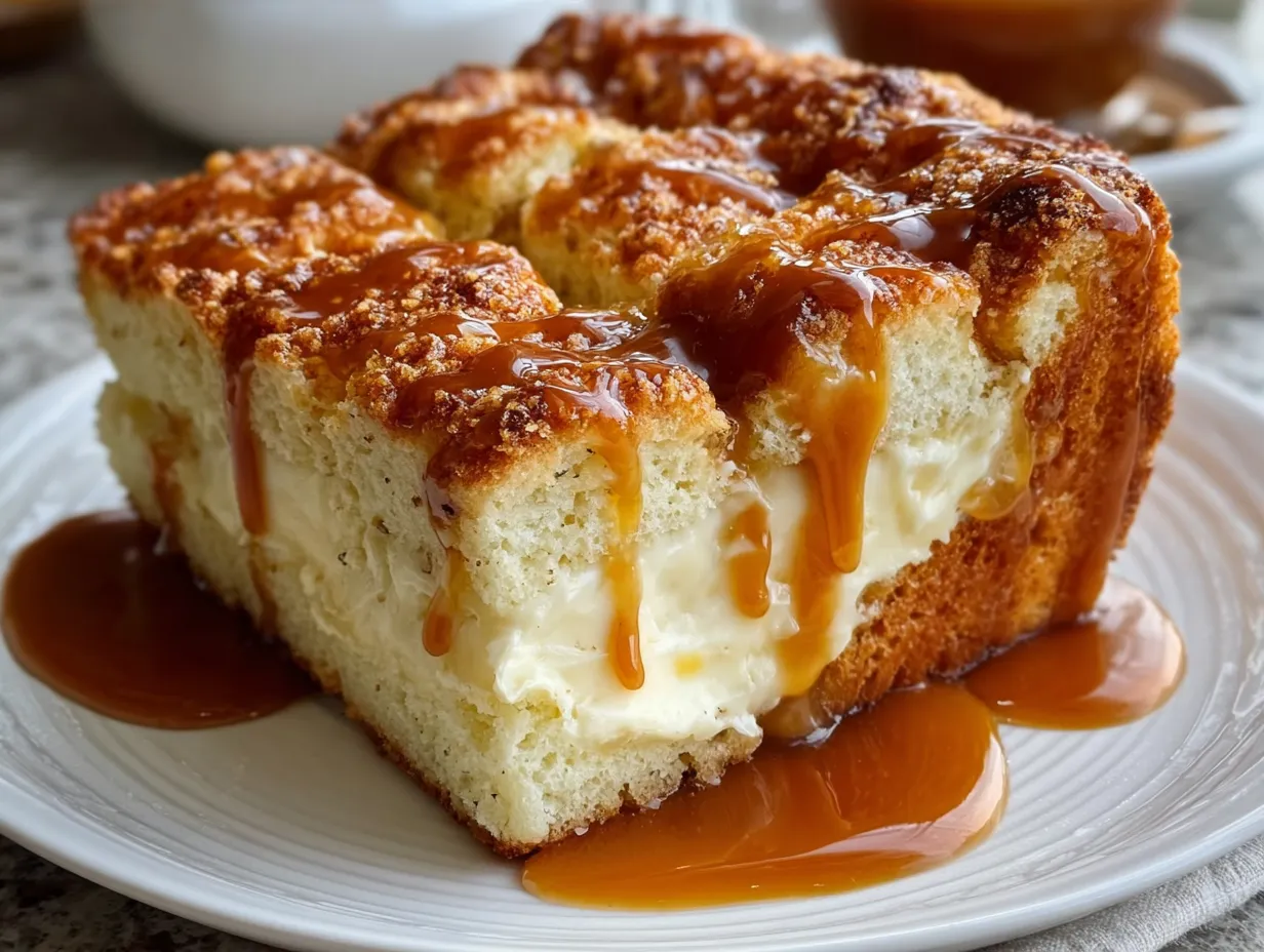 Zero Carb Caramel Cream Cheese Bread
