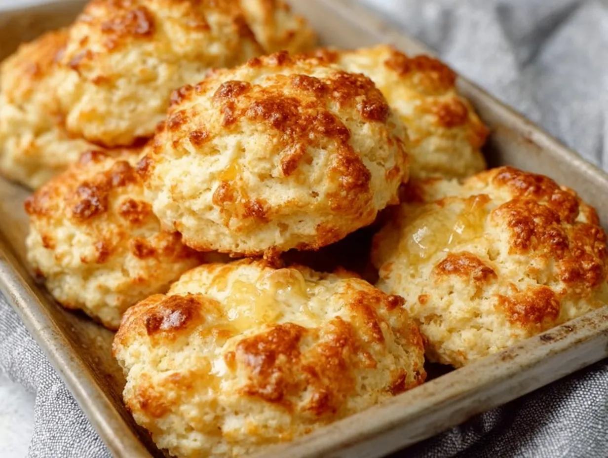 3-Ingredient Drop Biscuits – Soft, Fluffy & Effortless