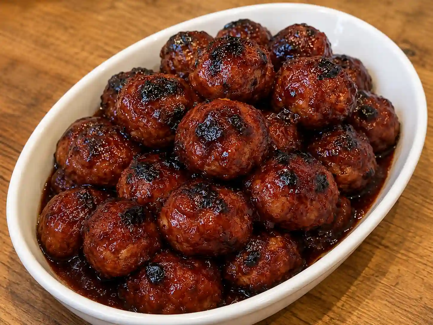 3-Ingredient Cranberry BBQ Meatballs (Easy Crowd-Pleasing Appetizer)