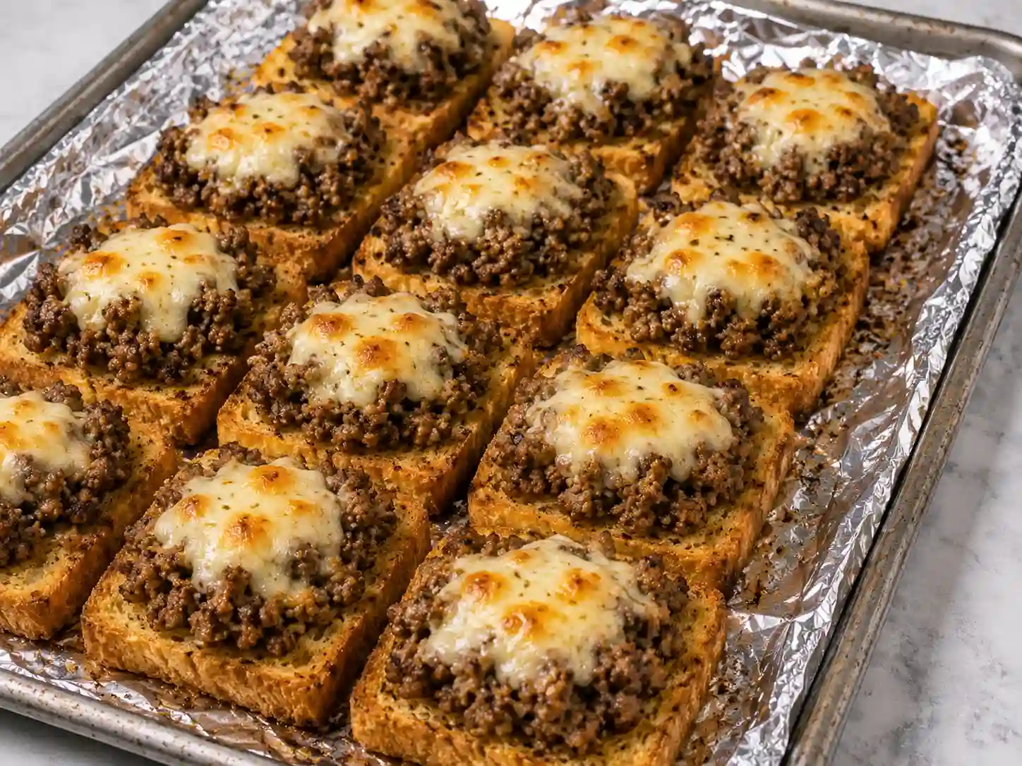 Beef Garlic Bread Bites: The Ultimate 4-Ingredient Savory Crowd Pleaser